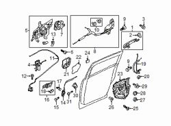 Mazda 5 Left Lock assy | Mazda OEM Part Number C513-73-310C