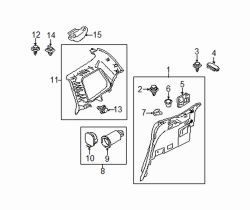 Mazda 5 Right Lid | Mazda OEM Part Number C235-68-8T0B