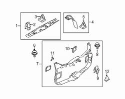 Mazda 5  Pull handle | Mazda OEM Part Number GJ6A-68-966-02