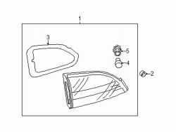 Mazda 5 Left Backup lamp gasket | Mazda OEM Part Number C513-51-3J8