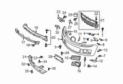 Mazda CX-7 Left Center plate | Mazda OEM Part Number EG21-50-1U2C