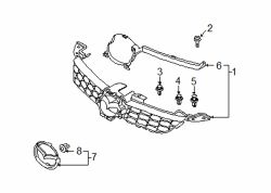 Mazda CX-7  Grille assy | Mazda OEM Part Number EG21-50-710D