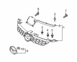 Mazda CX-7  Bracket retainer screw | Mazda OEM Part Number 9986-50-516
