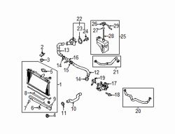 Mazda CX-7  Radiator assy | Mazda OEM Part Number L33L-15-200