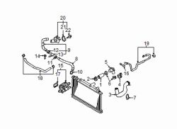 Mazda CX-7  Water outlet gasket | Mazda OEM Part Number LF1F-15-169