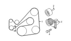 Mazda CX-7  Idler pulley | Mazda OEM Part Number LFH1-15-940A