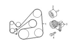 Mazda CX-7  Idler pulley | Mazda OEM Part Number LFH1-15-940A
