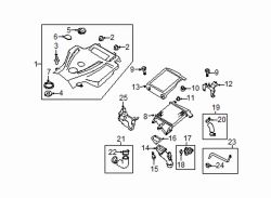 Mazda CX-7  Intercooler duct rivet | Mazda OEM Part Number C235-51-PS7
