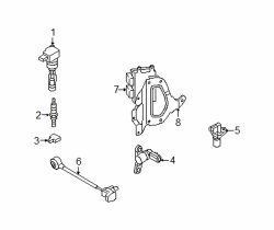 Mazda CX-7  Spark plug | Mazda OEM Part Number L3YD-18-110