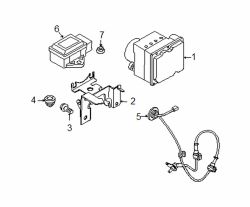 Mazda CX-7  Yaw sensor nut | Mazda OEM Part Number 9989-10-600