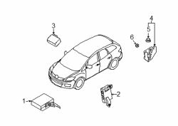 Mazda CX-7  Rain sensor | Mazda OEM Part Number BP4K-66-5G0B