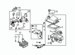 Mazda CX-7  Air pipe insulator | Mazda OEM Part Number S501-13-349