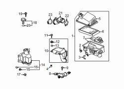 Mazda CX-7  Air hose | Mazda OEM Part Number L33D-13-220A