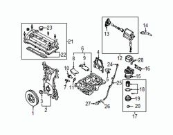 Mazda CX-7  Drain plug washer | Mazda OEM Part Number 9956-41-400