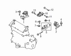 Mazda CX-7  Side mount brkt spacer | Mazda OEM Part Number GJ21-39-067A