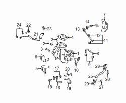 Mazda CX-7  Heat shield | Mazda OEM Part Number L3K9-13-38X