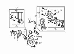 Mazda CX-7  Brake pads | Mazda OEM Part Number L2Y6-33-28ZA