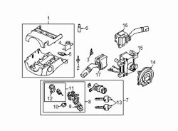 Mazda CX-7  Headlamp switch | Mazda OEM Part Number GS3L-66-122A