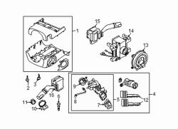 Mazda CX-7  Steering lock bolt | Mazda OEM Part Number H043-66-154