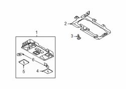 Mazda CX-7  Bracket screw | Mazda OEM Part Number 9986-50-512