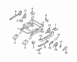 Mazda CX-7  Adjust handle | Mazda OEM Part Number BP4K-88-857-34