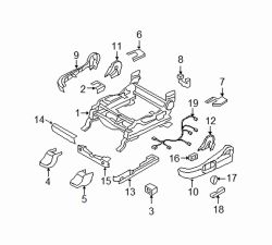 Mazda CX-7  Adjuster | Mazda OEM Part Number EH50-88-16Z