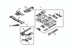 Mazda CX-7 Right Front reinf | Mazda OEM Part Number L206-53-393A