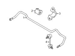Mazda CX-7 Left Stabilizer bar bushing | Mazda OEM Part Number EG21-28-156A