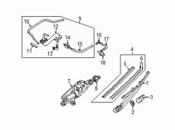 Mazda CX-7  Wiper arm nut | Mazda OEM Part Number 9090-60-611