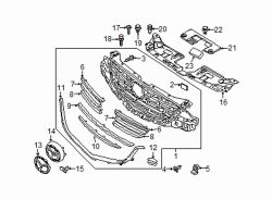 Mazda CX-5  Grille assy screw | Mazda OEM Part Number 9973-50-412