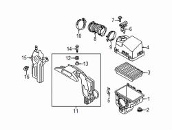 Mazda CX-5  Air inlet | Mazda OEM Part Number PY01-13-221