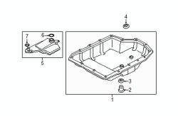 Mazda CX-5  Trans pan drain plug | Mazda OEM Part Number FS50-21-249