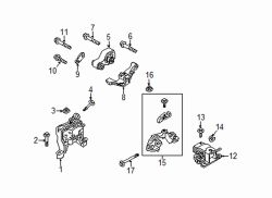 Mazda CX-5  Outer bracket mount bolt | Mazda OEM Part Number 9YA0-2A-415