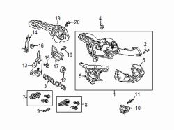 Mazda CX-5  Mnfd w/converter stud | Mazda OEM Part Number PE23-40-584