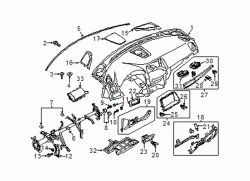 Mazda CX-5  Center grille | Mazda OEM Part Number KD45-55-530-02