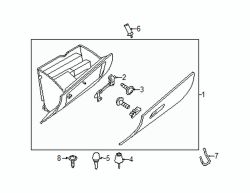 Mazda CX-5  Striker screw | Mazda OEM Part Number W201-64-999