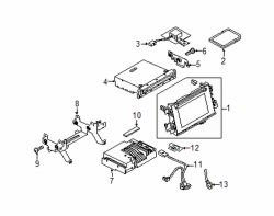 Mazda CX-5  Receiver bracket | Mazda OEM Part Number KA0P-66-9B0