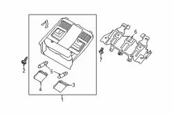 Mazda CX-5  Overhead console screw | Mazda OEM Part Number 9986-50-512