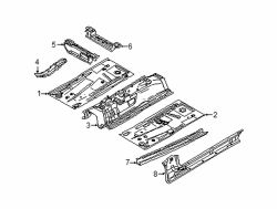Mazda CX-5  Center floor pan | Mazda OEM Part Number KD45-53-610B