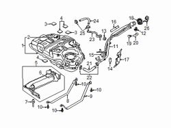 Mazda CX-5  Vapor valve pad | Mazda OEM Part Number KD53-42-761
