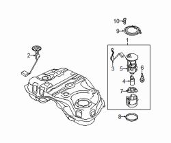 Mazda CX-5 Left Fuel gauge | Mazda OEM Part Number KD35-60-960