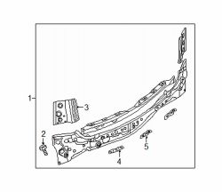 Mazda CX-5 Left Reinf bracket | Mazda OEM Part Number BJS7-70-752
