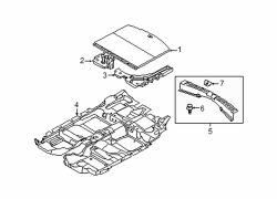 Mazda CX-5 Right Support panel | Mazda OEM Part Number KE40-68-8MXA