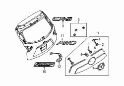 Mazda CX-5  Rear molding nut | Mazda OEM Part Number 9994-00-503