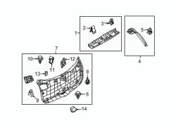 Mazda CX-5  Upper trim | Mazda OEM Part Number KD45-68-930