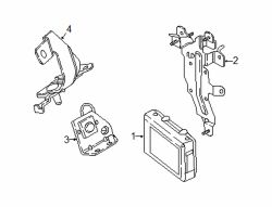 Mazda CX-5  Navigation Microphone Bracket | Mazda OEM Part Number BHP5-66-9B0C