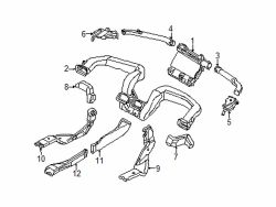 Mazda CX-5 Center Instrument Panel Air Duct | Mazda OEM Part Number K123-64-943