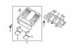 Mazda CX-5 Rear Lower Console Bracket | Mazda OEM Part Number K123-64-41X