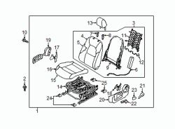 Mazda CX-5 Front Left Seat Back Frame Screw | Mazda OEM Part Number C100-88-109