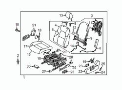 Mazda CX-5 Left Seat Track Bolt | Mazda OEM Part Number 9YAA-71-002